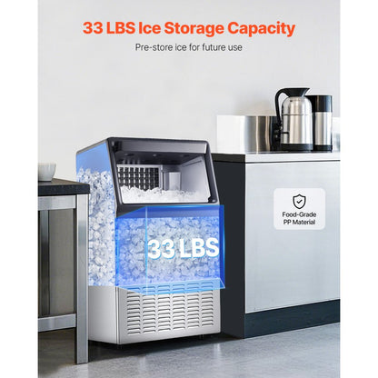IMC9000A-UL - 120 lbs Daily Ice Maker with Auto Self-Clean and Drain Pump