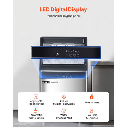IMC9000A-UL - 120 lbs Daily Ice Maker with Auto Self-Clean and Drain Pump