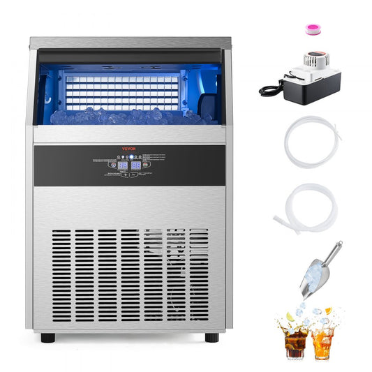 SSX160V - 160lbs/Day Commercial Ice Maker with Auto Clean & Adjustable Thickness