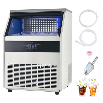 SSX265V - 265lbs Daily Capacity Commercial Ice Maker with Self-Cleaning Function