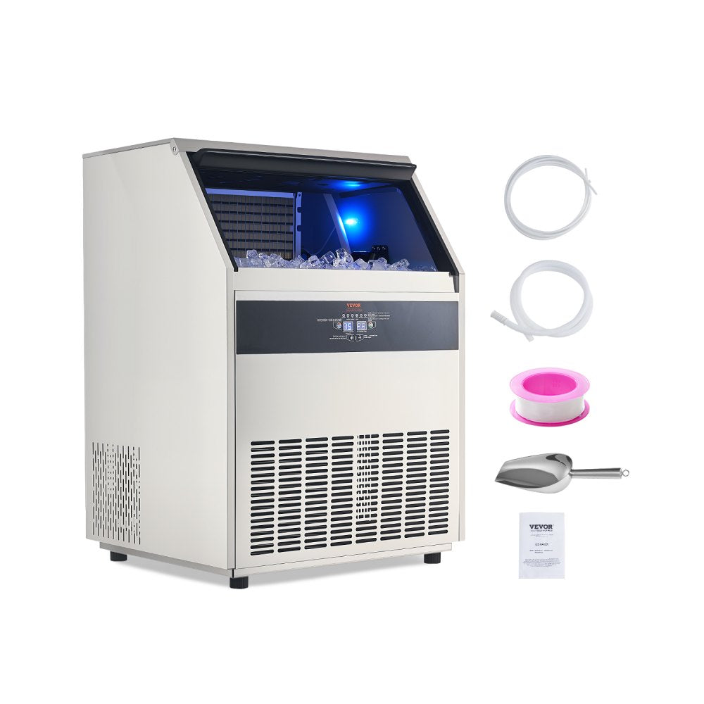 SSX440V - 440lbs/Day Commercial Ice Maker with Auto-Clean & Adjustable Thickness