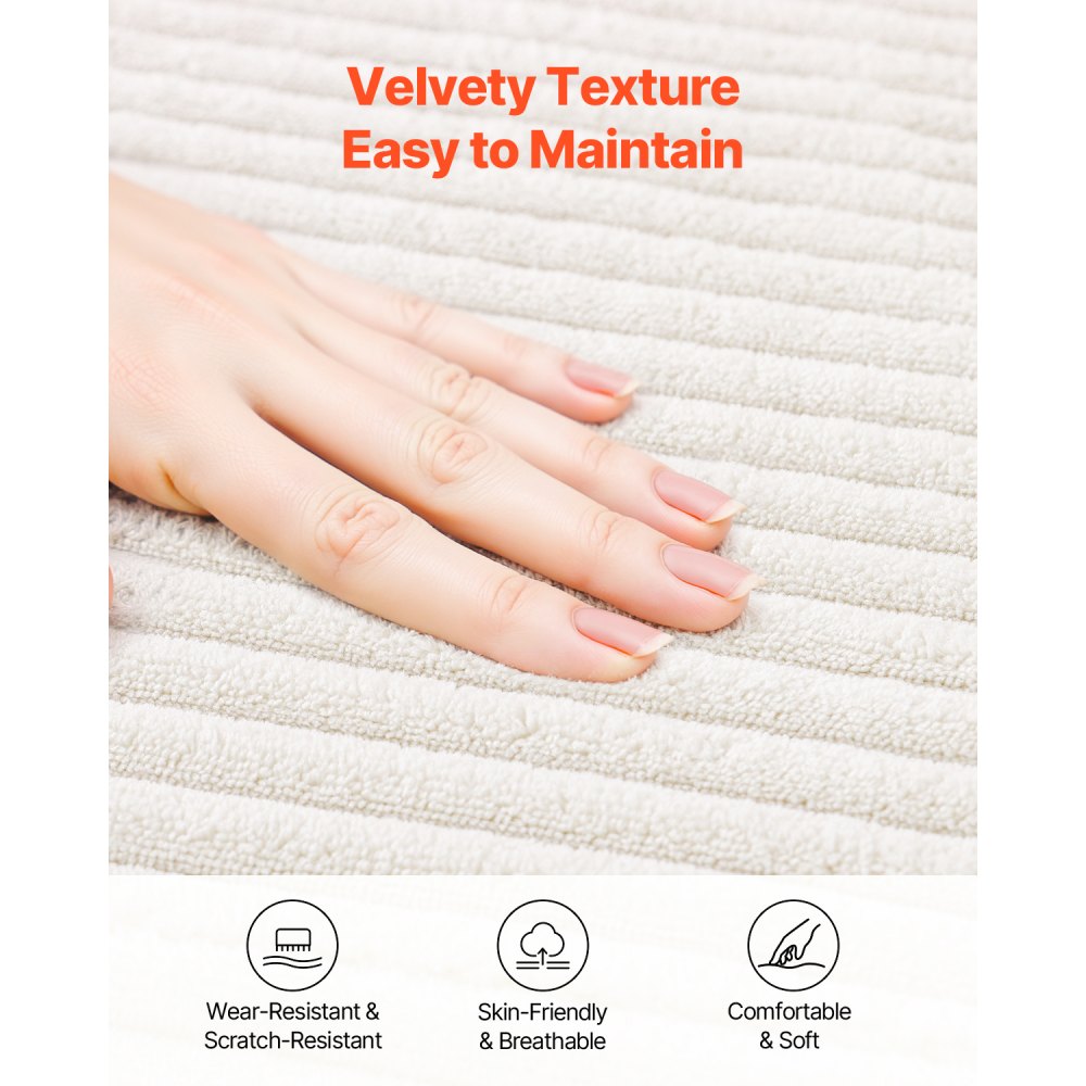 247038# - Versatile Modular Sofa in Corduroy, U-Shaped Design