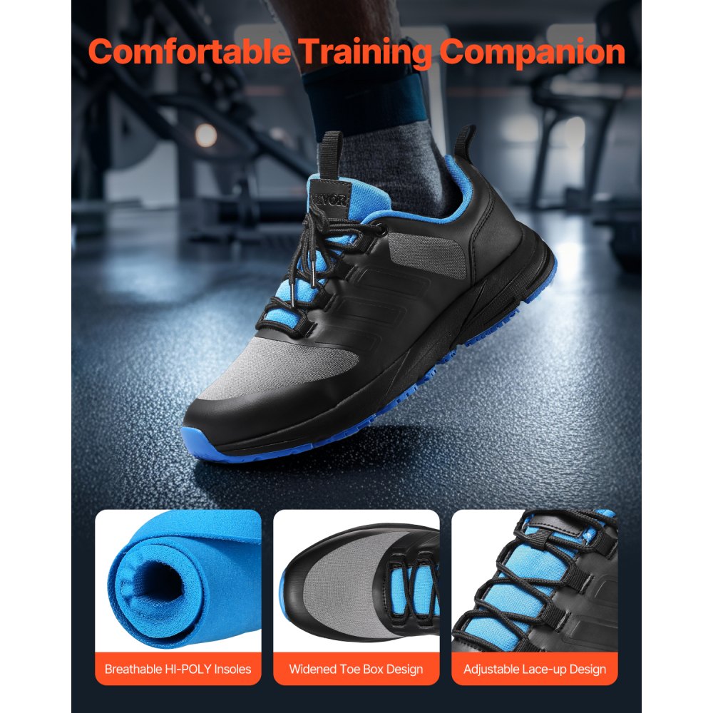 M-24407M - Durable Cross Training Shoes for Flat Feet, US Size 12