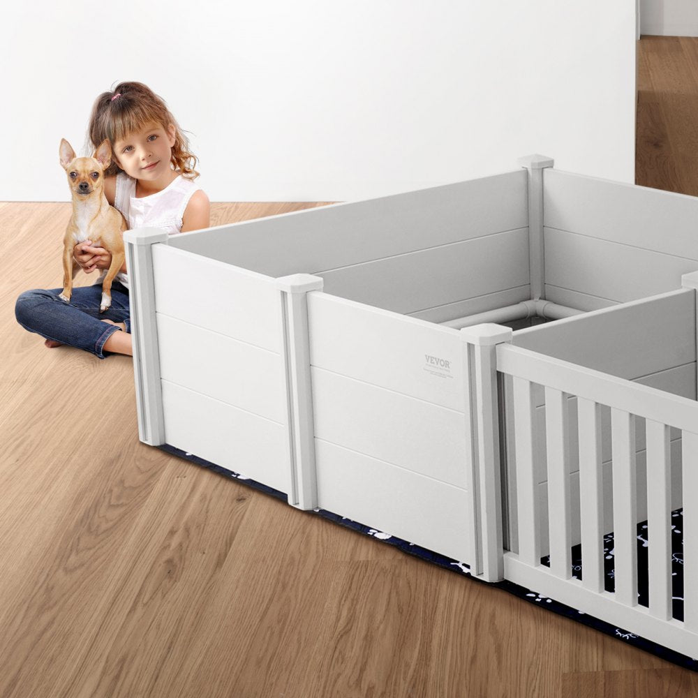 KH-CW05 - 93.3 x 48.4in PVC Dog Whelping Box with Rails and Care Kit