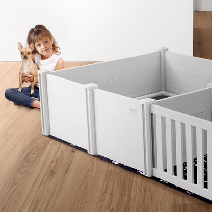 KH-CW05 - 93.3 x 48.4in PVC Dog Whelping Box with Rails and Care Kit
