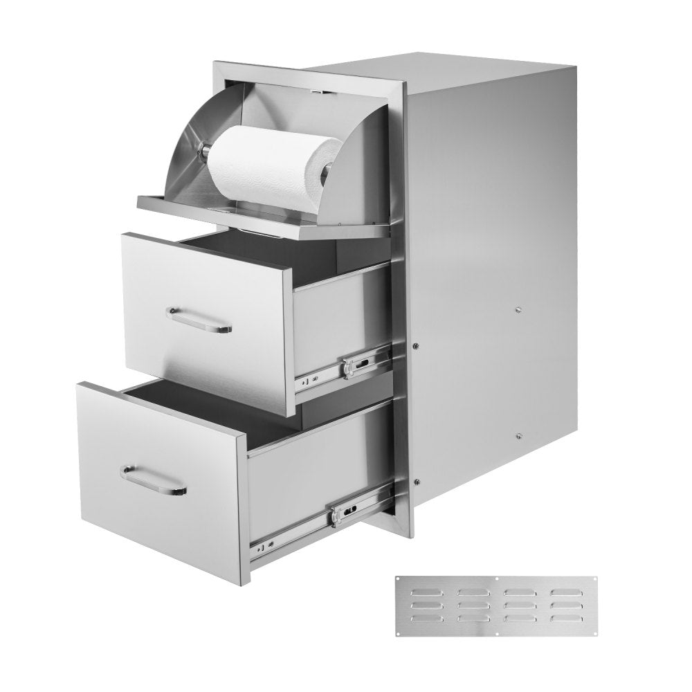 CTGPJ-03 Stainless Steel Outdoor Kitchen Drawer Combo with Smooth Sliding Design