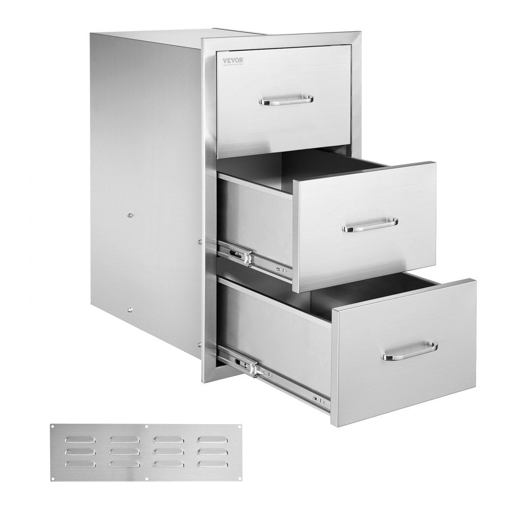 CTGPJ-03 Stainless Steel Outdoor Kitchen Drawer Combo with Smooth Sliding Design