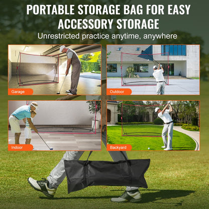 PDYGF002 - Durable 10.8x7ft Golf Practice Net for Skill Enhancement
