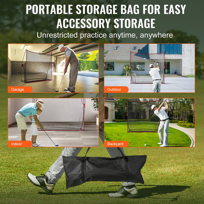 PDYGN001 - Durable 7.8ft Golf Practice Net for Indoor/Outdoor Use