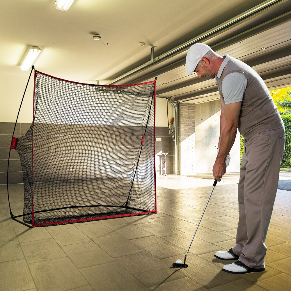 PDYGN001 - Durable 7.8ft Golf Practice Net for Indoor/Outdoor Use