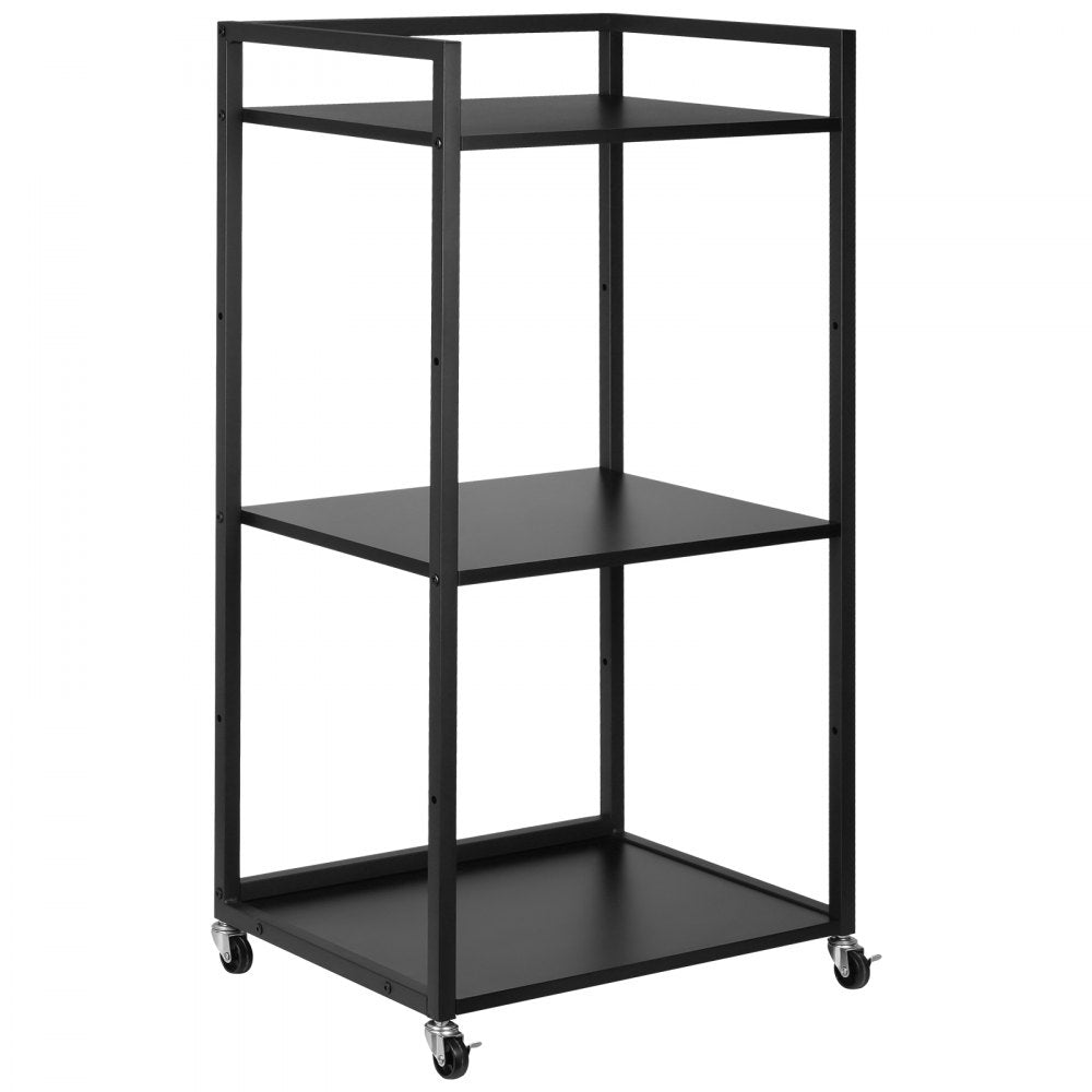 010449333536 - Adjustable Printer Stand with Wheels and 3 Tiers for Organization
