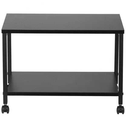 010292379538 - Sturdy Black Printer Stand for Large Printers 18.9x13.4 inches