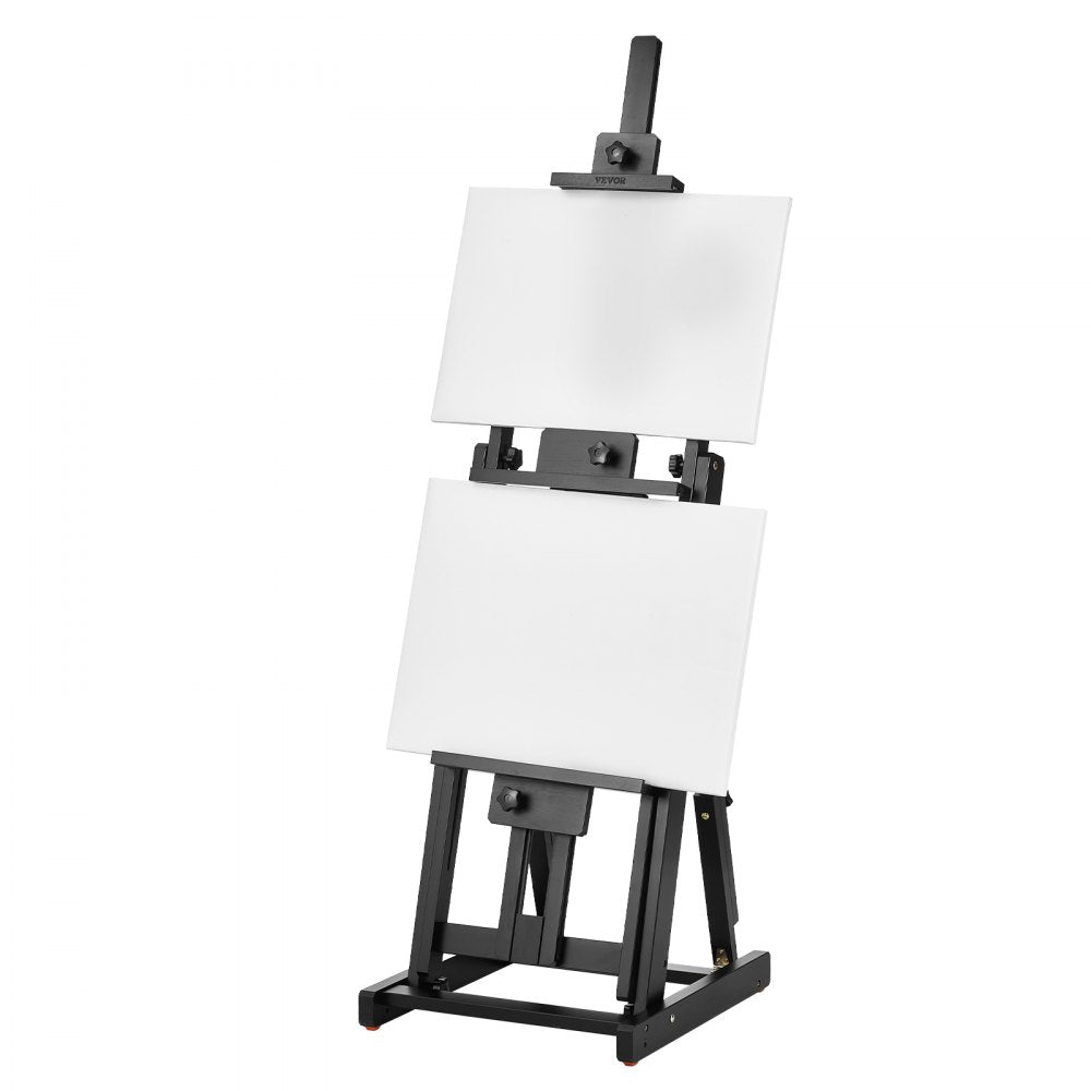 W14 - Durable Beech Wood H-Frame Easel for Canvases up to 77"