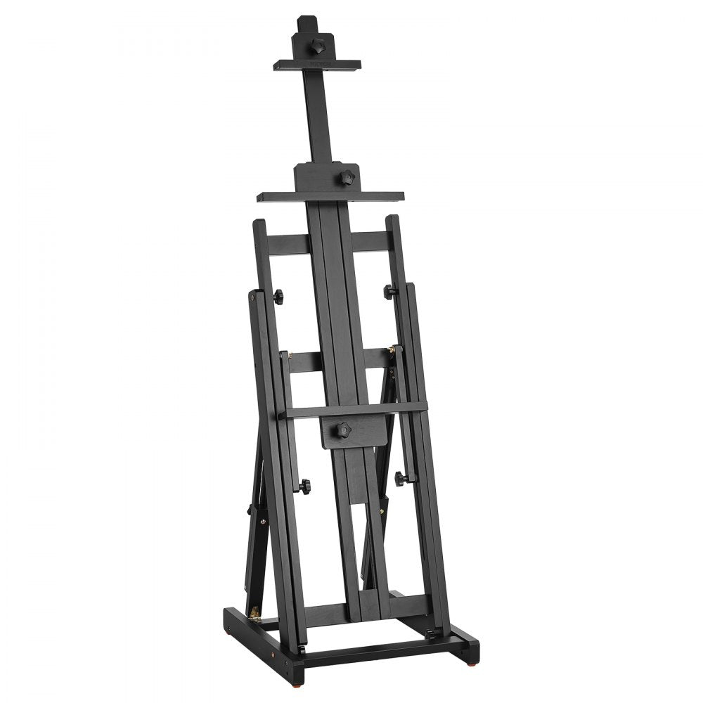 W14 - Durable Beech Wood H-Frame Easel for Canvases up to 77"
