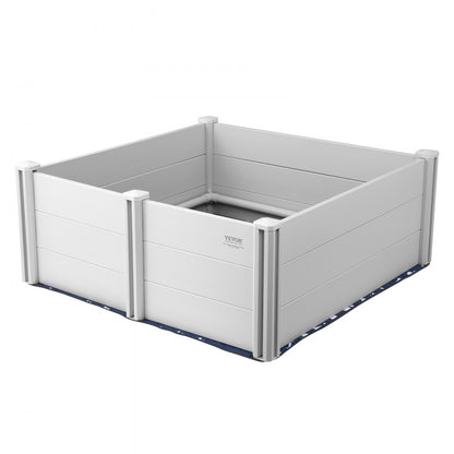 KH-CW01 - 48in PVC Dog Whelping Box with Rails & Pee Pads