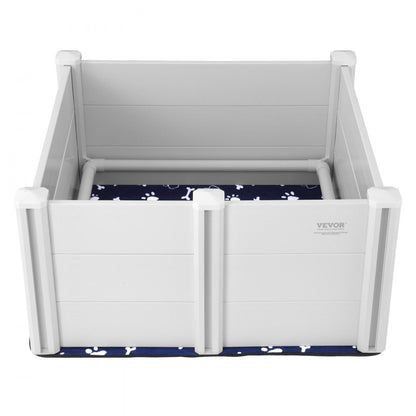 KH-CW02 - 38.6in Whelping Box with Rails & Easy-Clean Design