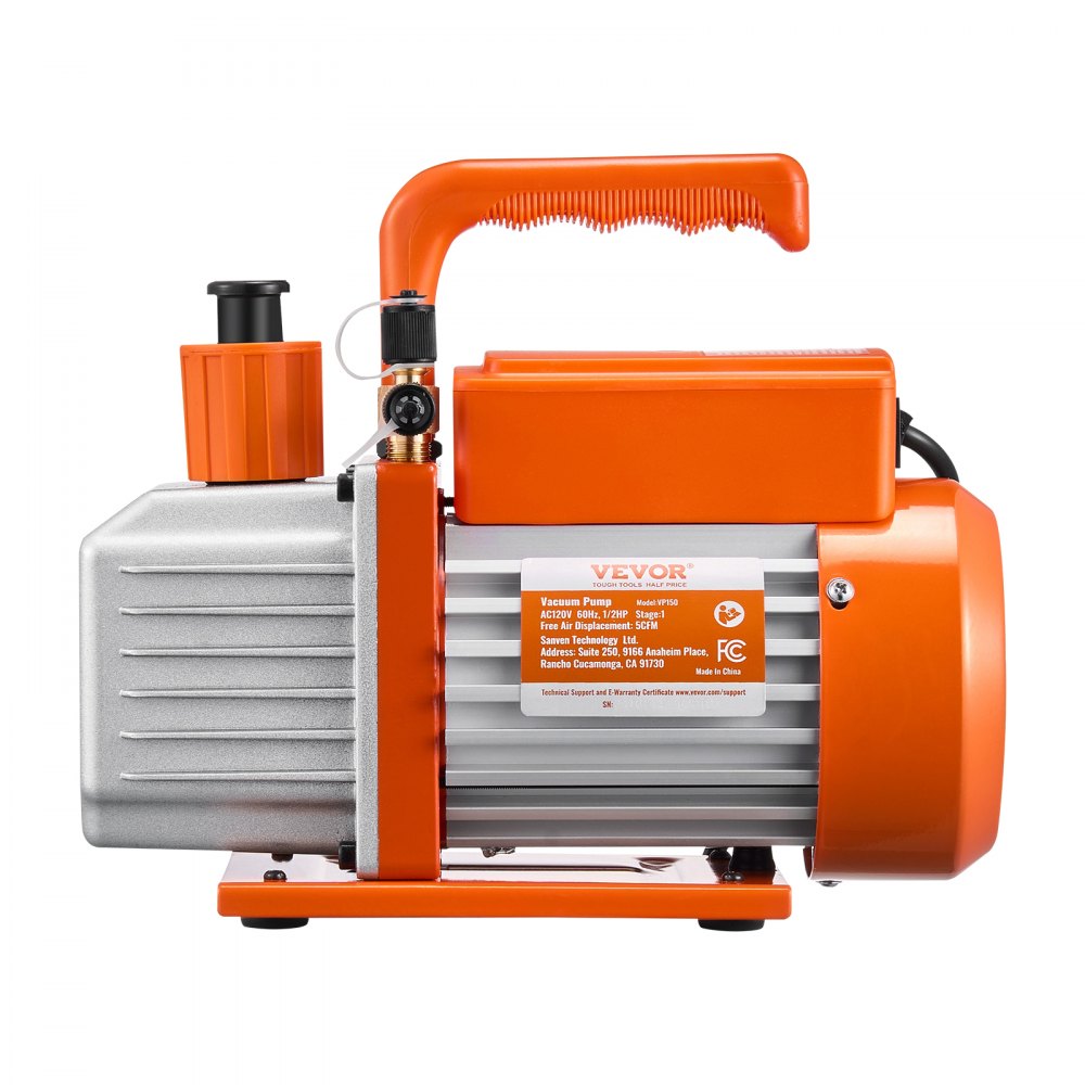 VP150 - 5CFM Copper Motor Vacuum Pump with Oil & Cooling System