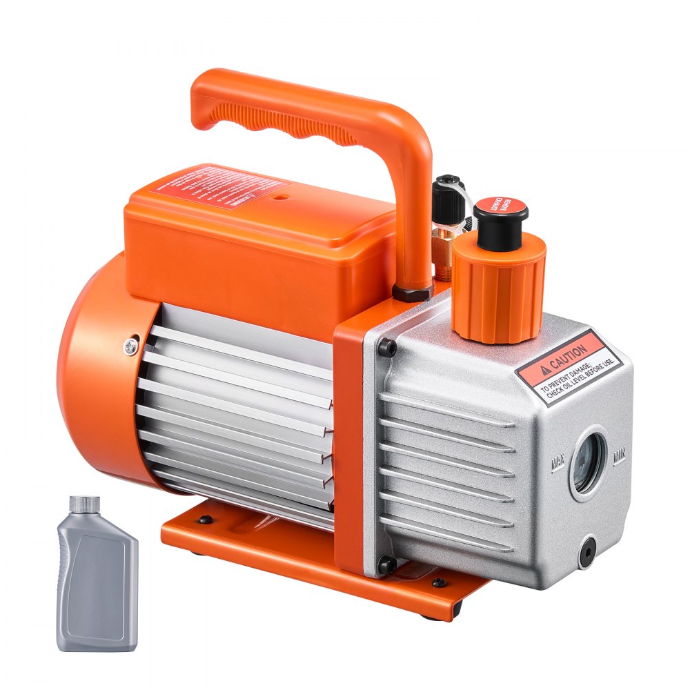 VP150 - 5CFM Copper Motor Vacuum Pump with Oil & Cooling System