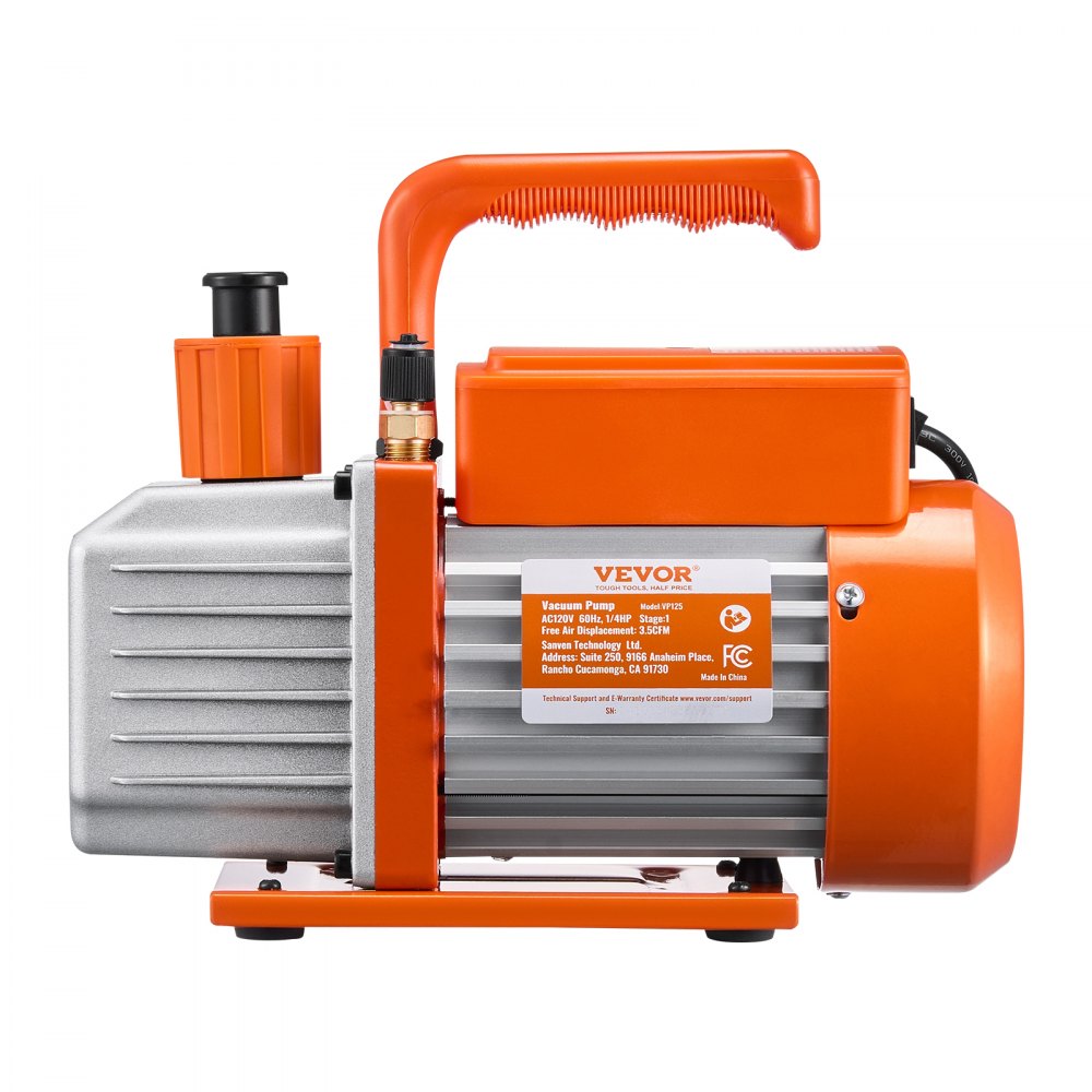 VP125 - 3.5 CFM Vacuum Pump Kit with Manifold Gauge & Copper Motor