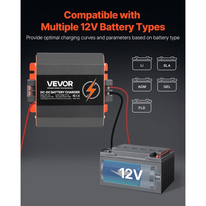 SDC-30A - 12V 30A Compact DC Charger for RVs, Trucks, and Boats