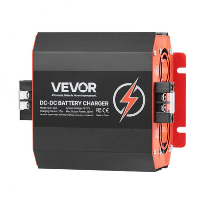 SDC-20A - Compact 12V 20A Smart Charger for Lead-Acid & Lithium Batteries