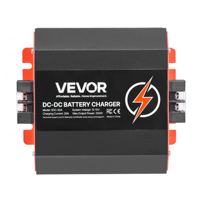 SDC-20A - Compact 12V 20A Smart Charger for Lead-Acid & Lithium Batteries