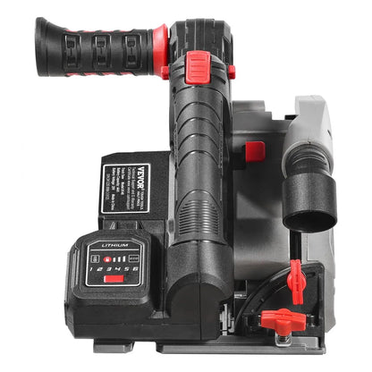 8140 - 5.5" Cordless Track Saw with 6-Speed & Dust Port