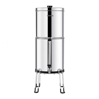k8626A - Durable Stainless Steel Gravity Water Filter for 1-4 People