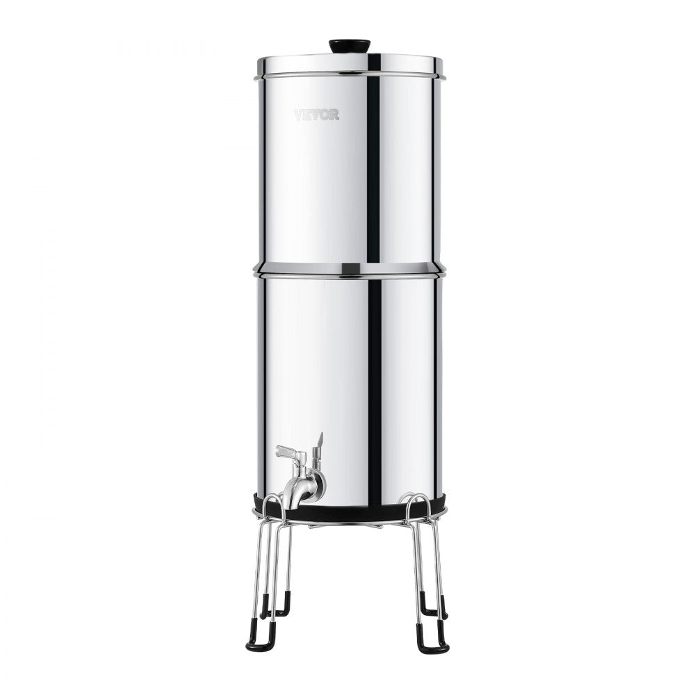 k8626A - 6000 Gallon Stainless Steel Gravity Water Filter for 1-4 People