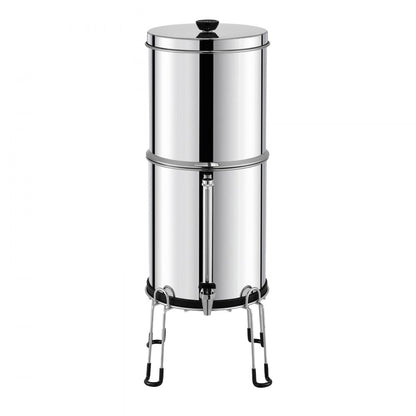 k8626A - Portable Stainless Steel Gravity Water Filter for 1-4 People