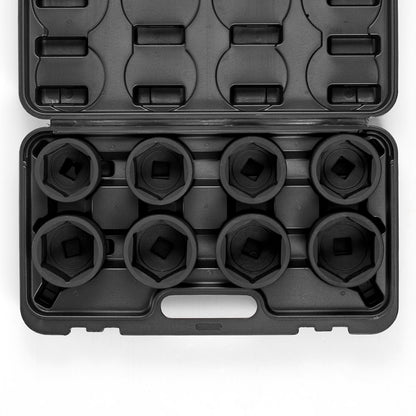 3/4ZTT5 - 8-Piece 3/4" Drive Axle Nut Socket Set in Portable Case