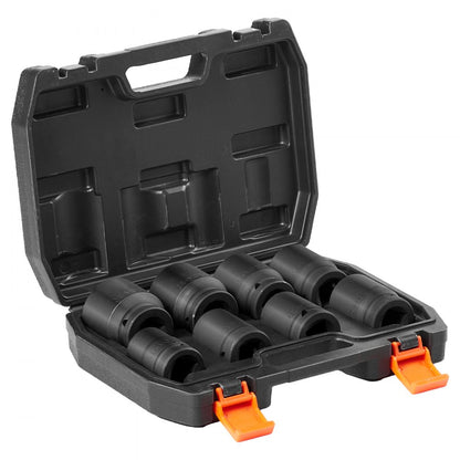 3/4ZTT7 - 8-Piece 6-Point Axle Nut Socket Set in CR-MO Steel