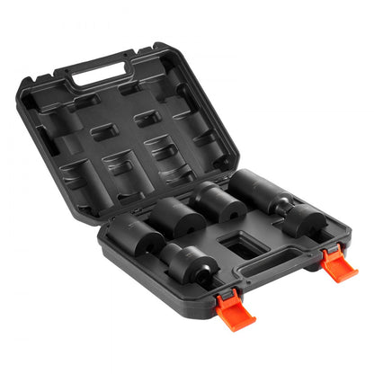 HT.SR-335 - VEVOR 1/2" Drive 6-Piece Spindle Nut Socket Set with Toolbox