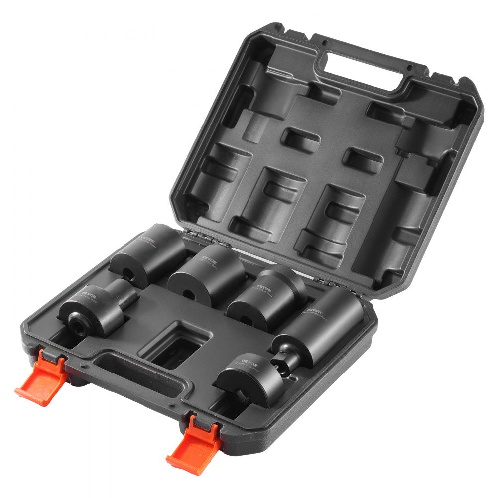 HT.SR-335 - VEVOR 1/2" Drive 6-Piece Spindle Nut Socket Set with Toolbox