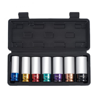 1/2ZTT11 - 7-Piece 1/2" Deep Impact Socket Set in CR-MO Steel