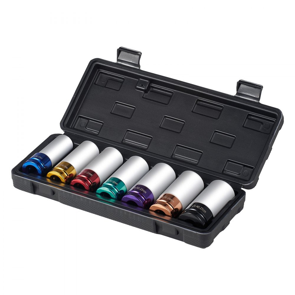 1/2ZTT11 - 7-Piece 1/2" Deep Impact Socket Set in CR-MO Steel