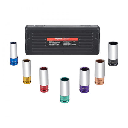 1/2ZTT11 - 7-Piece 1/2" Deep Impact Socket Set in CR-MO Steel