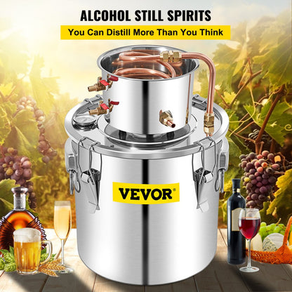 VV-AD-50L - Premium 13.2Gal Distillery Kit for Wine, Brandy & Essential Oils