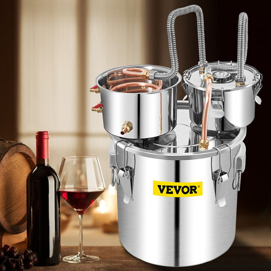 VV-DAD-50L - 13.2 Gal Stainless Steel Alcohol Distiller for Beginners & Experts