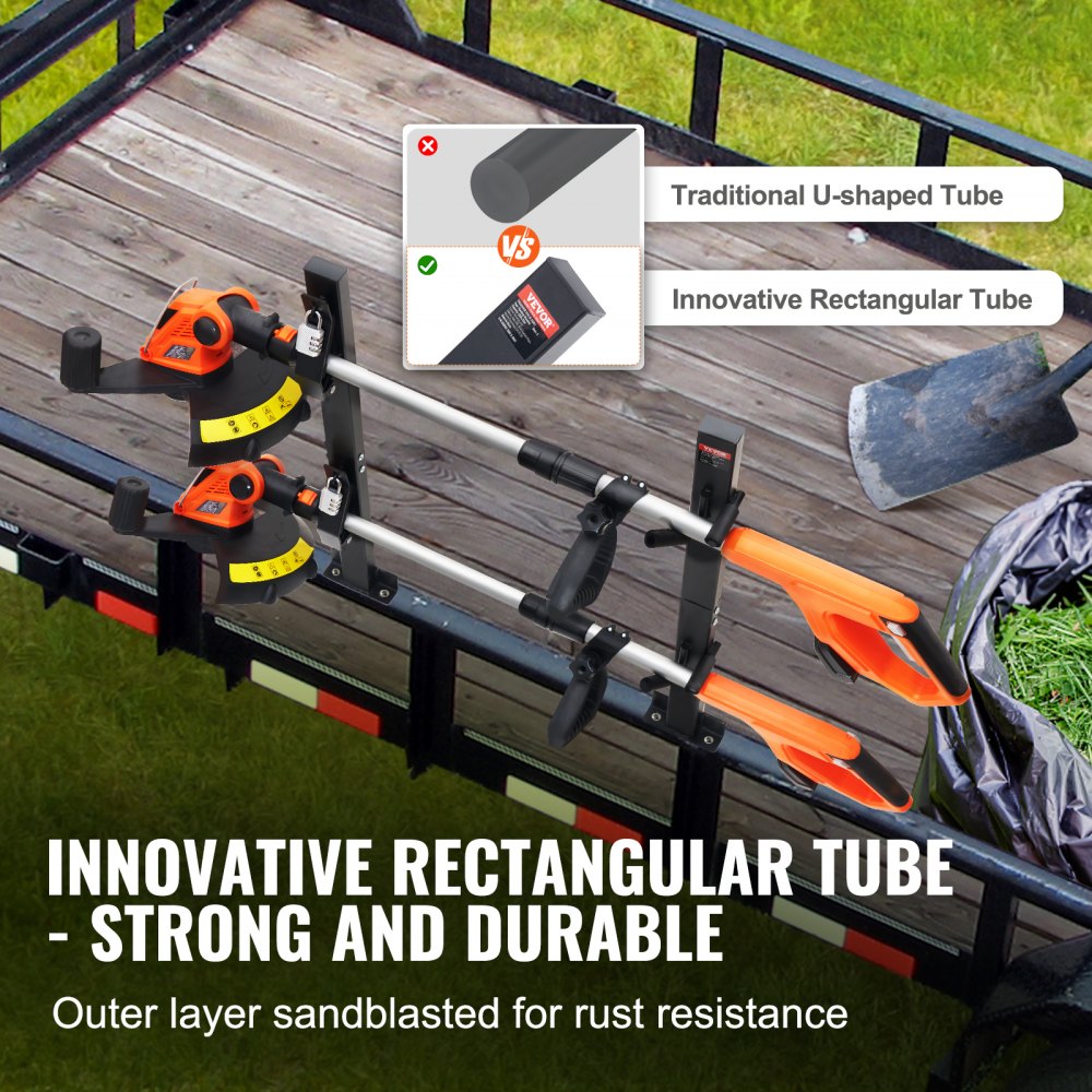 6601 - Durable VEVOR Trimmer Rack for Secure Equipment Storage