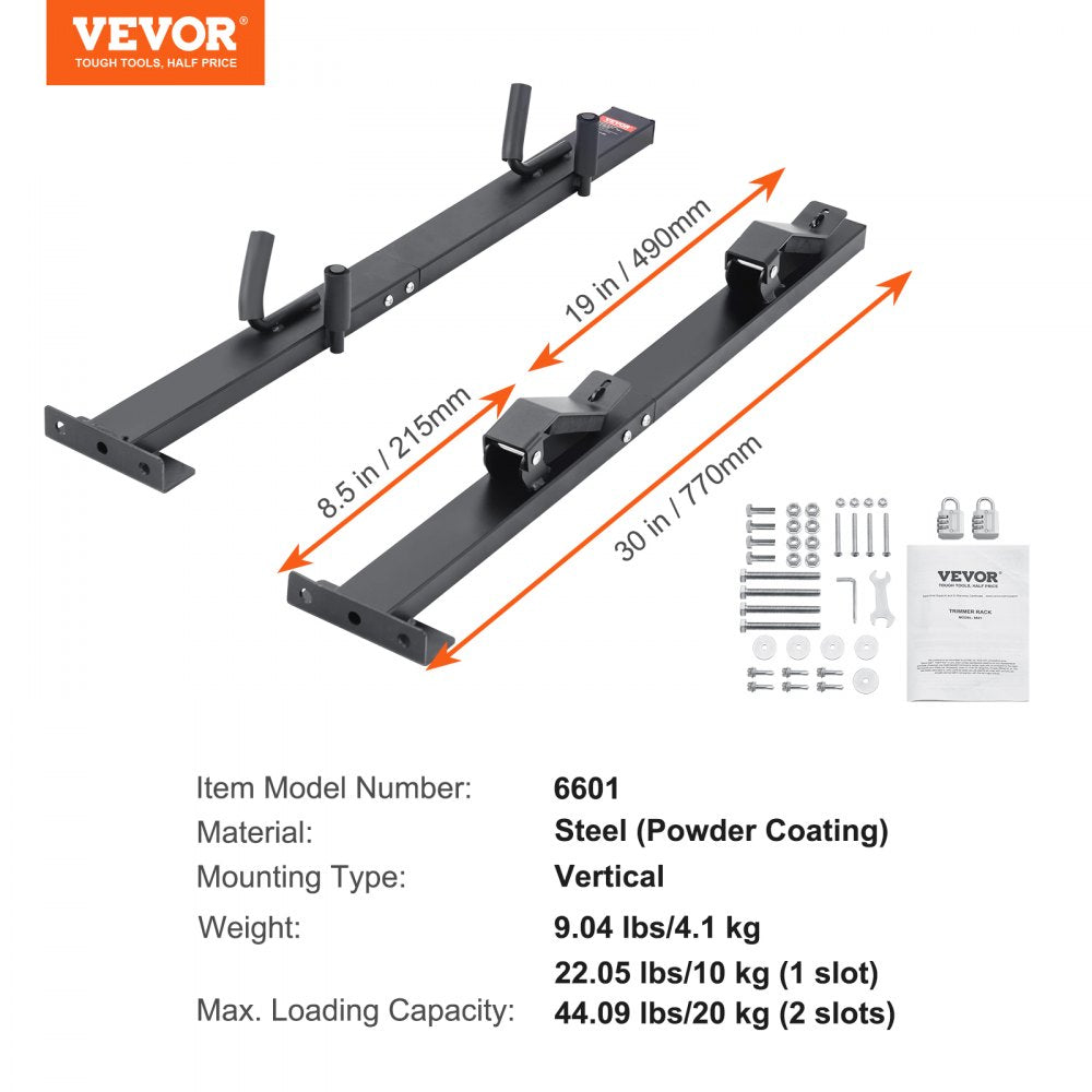 6601 - Durable VEVOR Trimmer Rack for Secure Equipment Storage