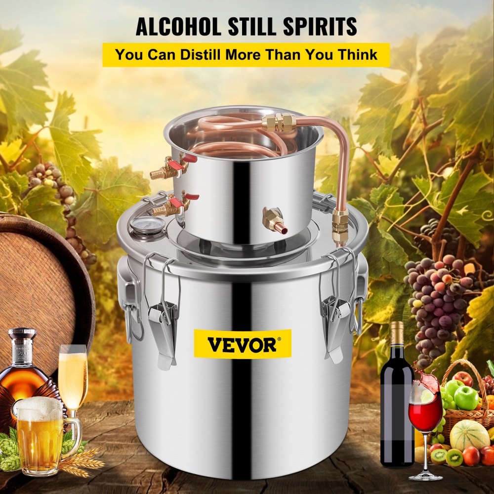 010845205189 - 3-Gallon VEVOR Distiller Kit for Beginners & Experts