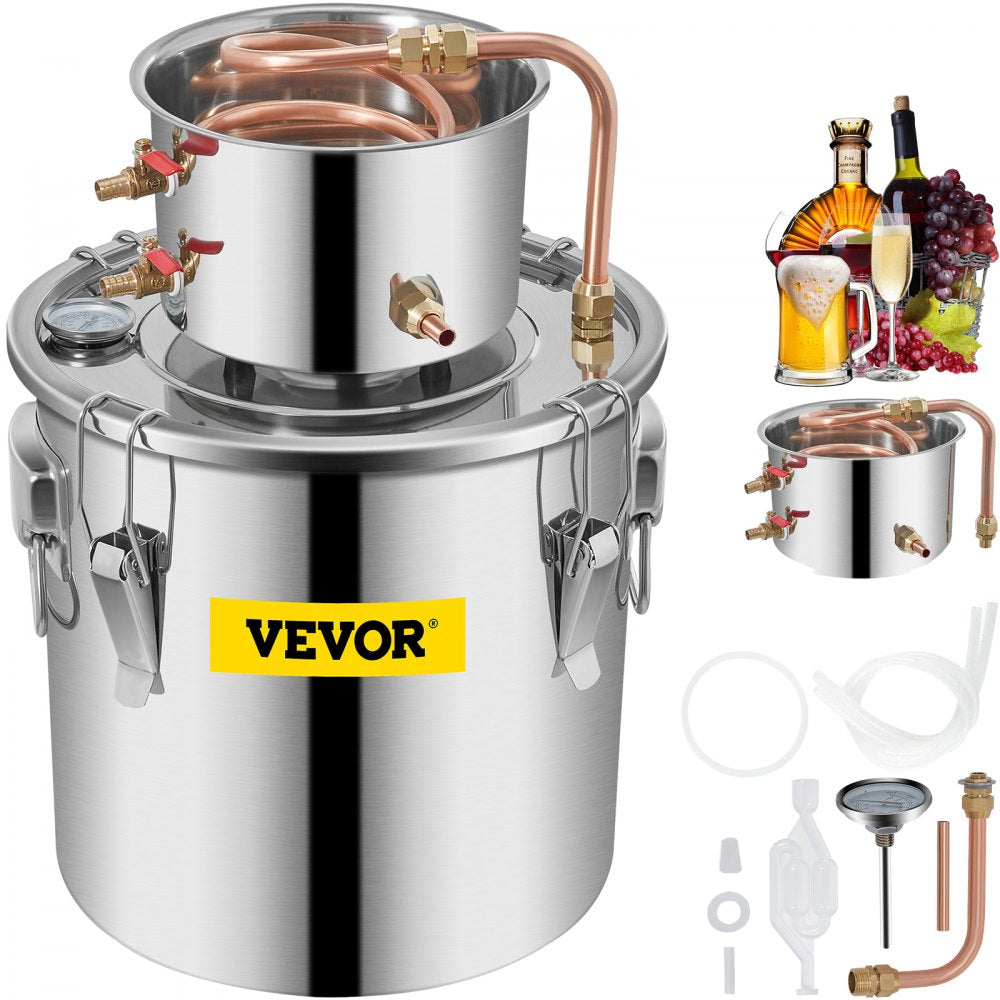 010845205189 - 3-Gallon VEVOR Distiller Kit for Beginners & Experts