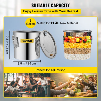 010877625053 - 3 Gal Alcohol Distiller for Beginners & Experts