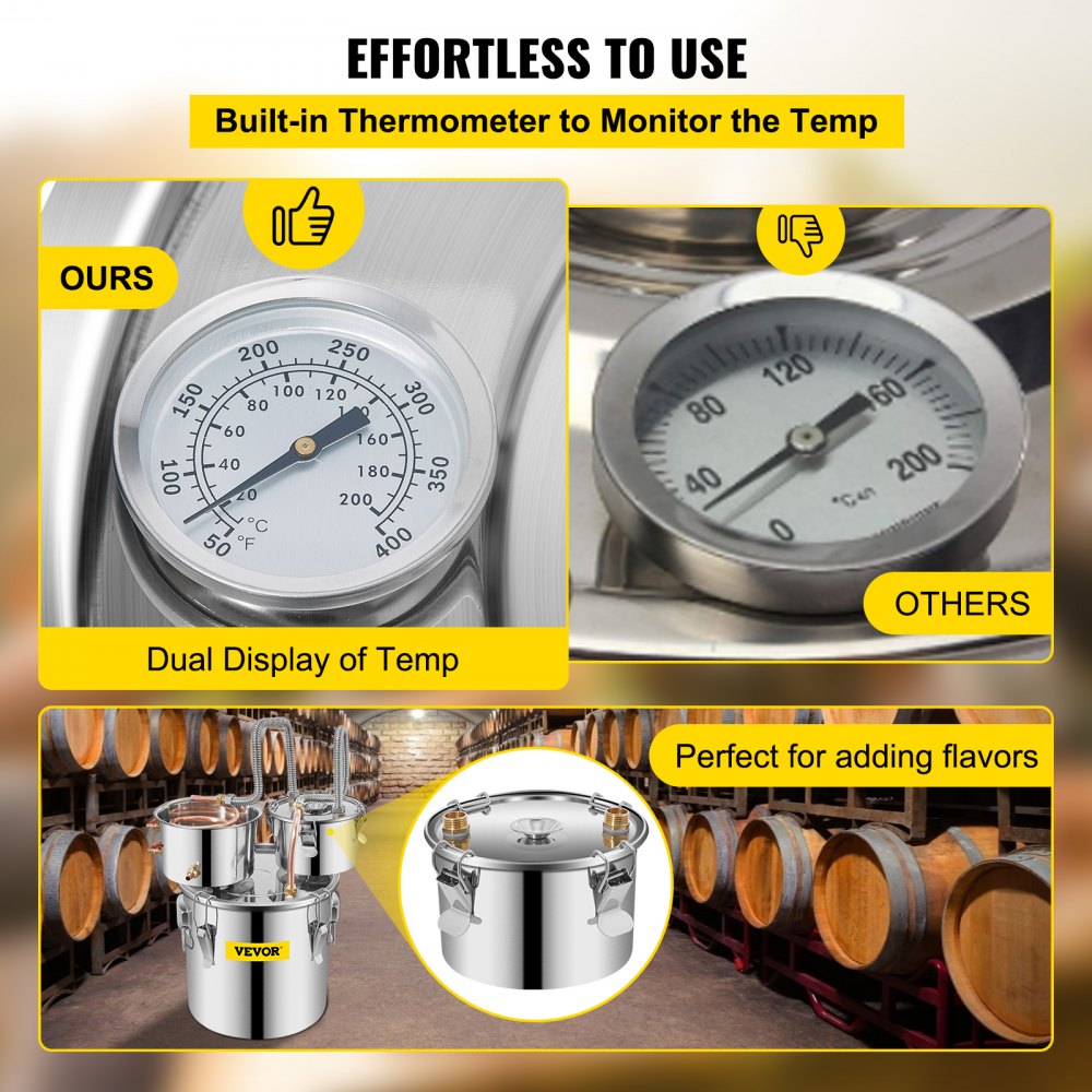 010877625053 - 3 Gal Alcohol Distiller for Beginners & Experts