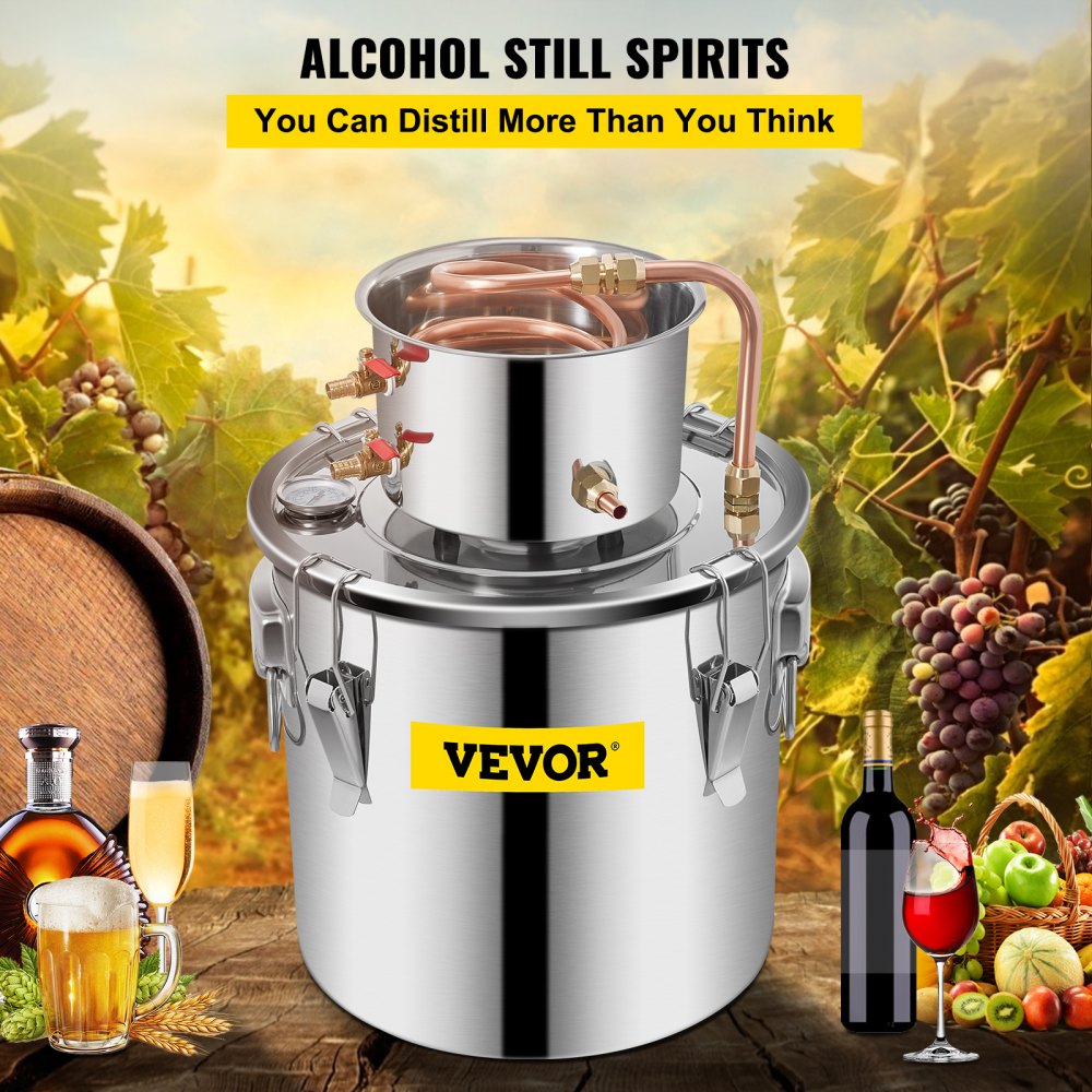 010882963800 - 5 Gal Alcohol Distillation Kit with Excellent Cooling Performance