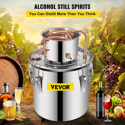 010882963800 - 5 Gal Alcohol Distillation Kit with Excellent Cooling Performance