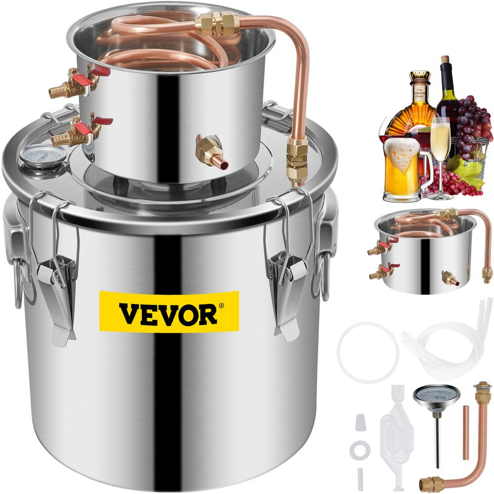 010882963800 - 5 Gal Alcohol Distillation Kit with Excellent Cooling Performance