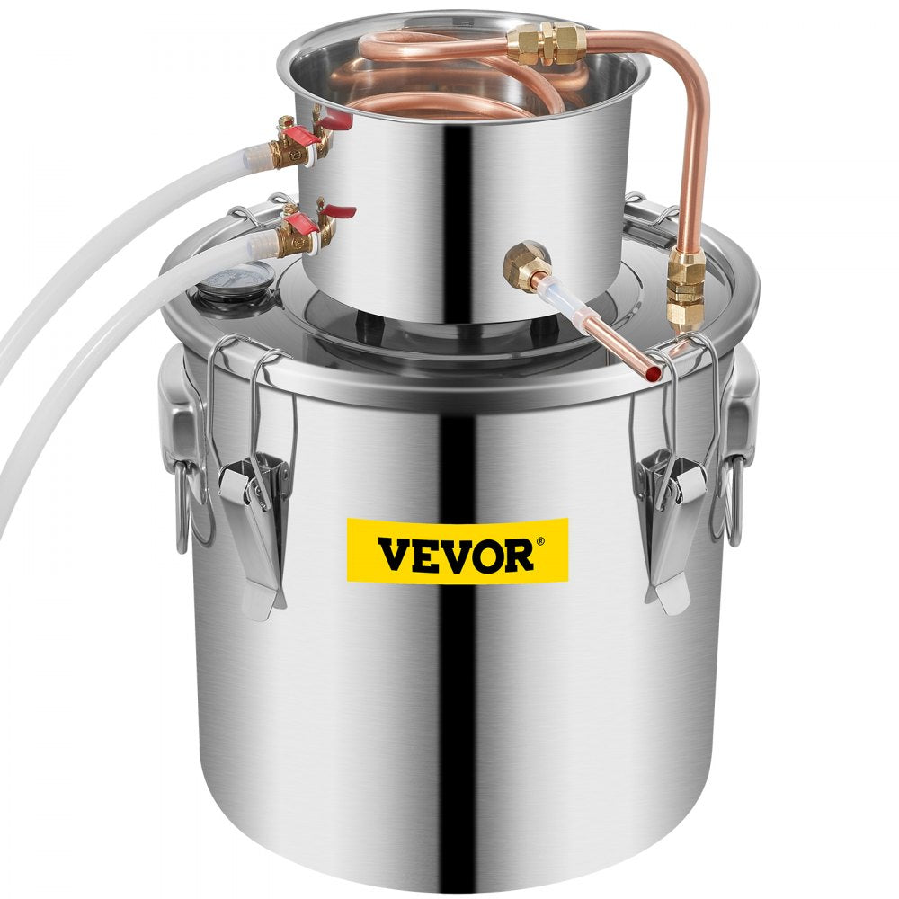 010199882322 - 5 Gallon Stainless Steel Alcohol Distiller with Copper ...