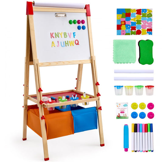 AC7811A - Double-Sided Adjustable Kids Art Easel for Creative Play